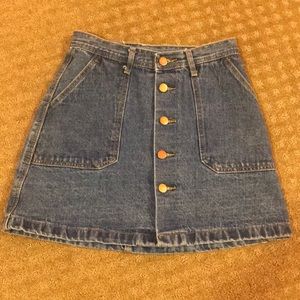 Jean skirt